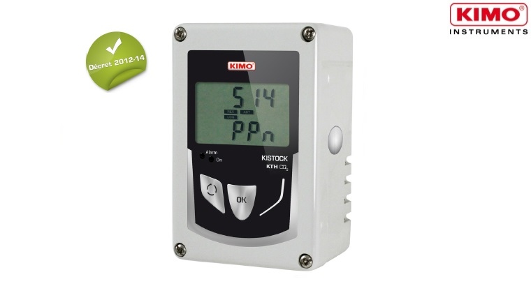 Datalogger ghi nhiệt độ, độ ẩm, khí CO2 KTH-CO2-E